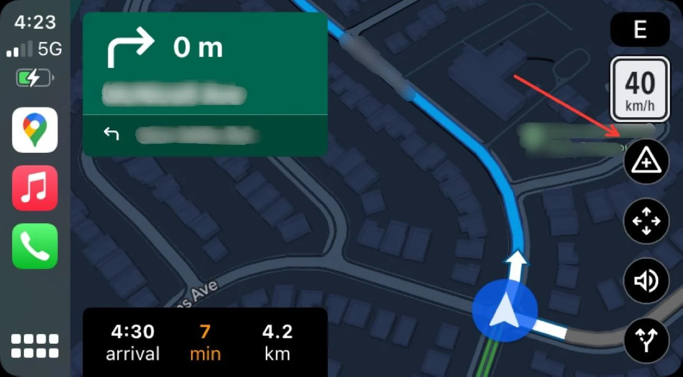 Google Maps sur CarPlay peut fournir des notifications concernant les accidents et divers autres incidents Google Maps CarPlay Signalements Google Maps sur CarPlay peut fournir des notifications concernant les accidents et divers autres incidents