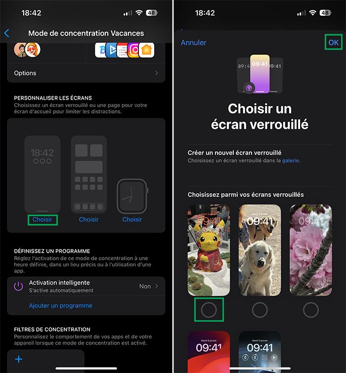 Comment utiliser efficacement les modes de concentration de iOS et macOS ? iphone concentration personnaliser ecran verrouille Comment utiliser efficacement les modes de concentration de iOS et macOS ?