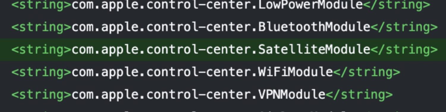 Apple va ajouter un nouveau bouton pour activer la connectivité satellite dans le Centre de contrôle diOS 18.1 Bouton Satellite Centre de controle iOS 18.1 Apple va ajouter un nouveau bouton pour activer la connectivité satellite dans le Centre de contrôle diOS 18.1