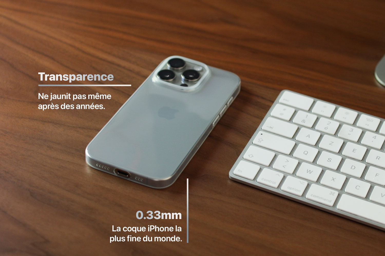 coque phantom ultra-fine et transparente
