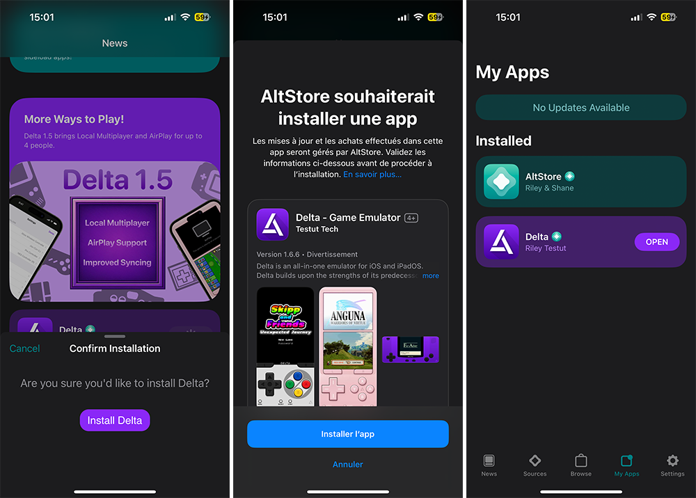 iphone altstore confirmer installer app Comment installer une alternative à lApp Store sur iPhone et iPad ?