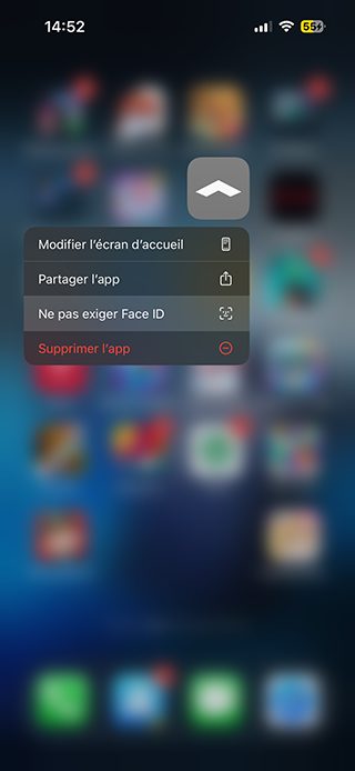 ne pas exiger Face ID iPhone iOS 18