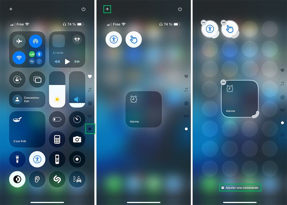 ios 18 iphone centre controle ajouter commande Comment personnaliser le Centre de contrôle de votre iPhone sous iOS 18 ?