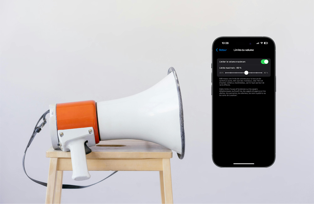 Comment paramétrer une limite de volume du contenu multimédia de votre iPhone sous iOS 18.2 ?