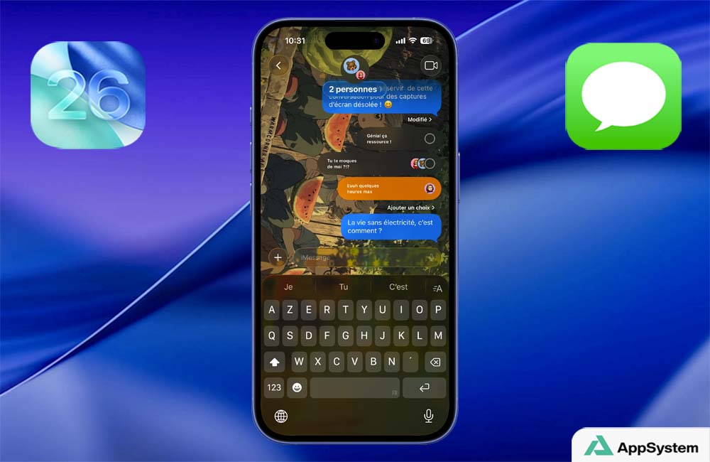Comment faire un sondage dans Messages avec iOS 26 sur iPhone et Mac