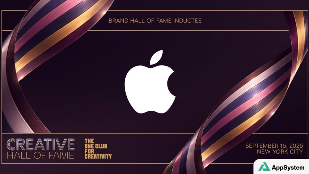 Illustration : Apple becomes the first brand to be honored by the Creative Hall of Fame