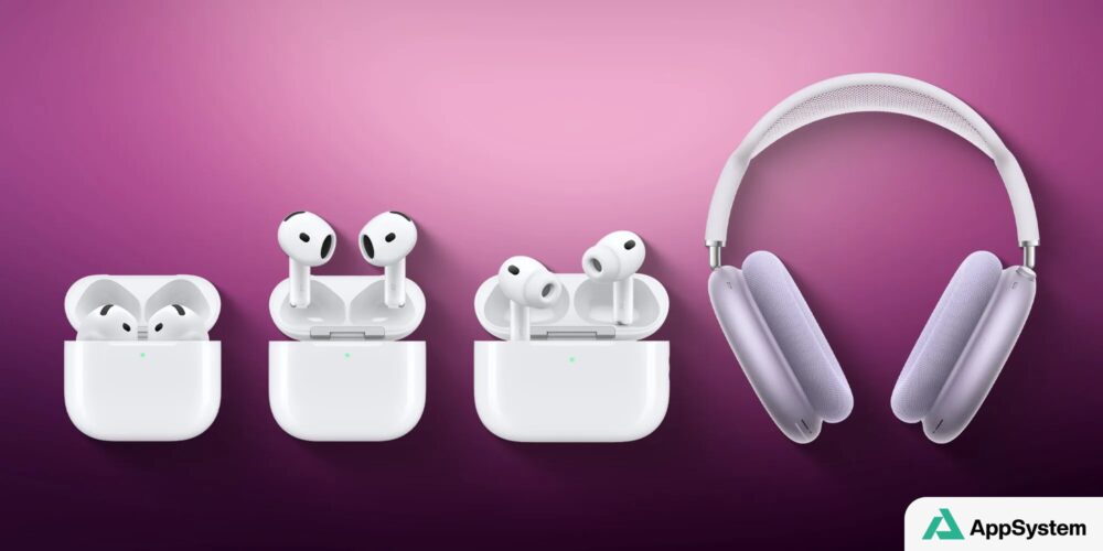 Gamme d’écouteurs AirPods et casque audio Apple