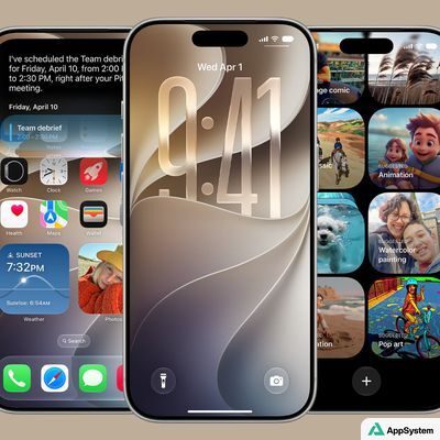 Rendu de trois iPhone affichant les nouveautés visuelles d’iOS 27
