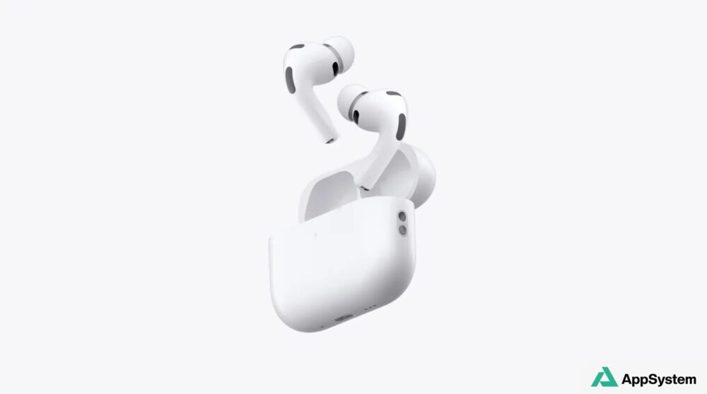 Écouteurs AirPods Pro blancs avec boîtier ouvert