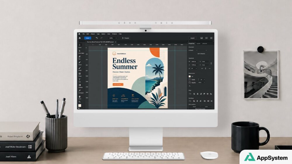 Barre lumineuse BenQ iScreenBar installée sur un iMac