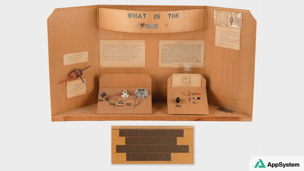 Projet scientifique en bois de huitième année de Steve Jobs