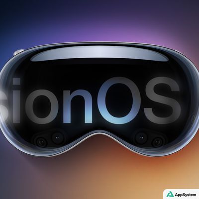 Gros plan du casque Apple Vision Pro sur fond coloré