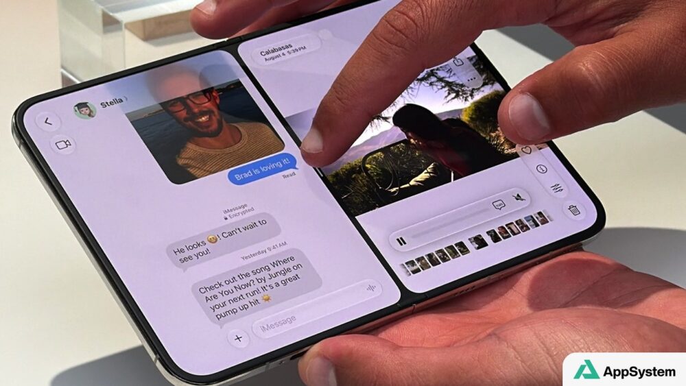 Illustration : How iPhone Duo compares in size to the iPhone 18 Pro in the wild