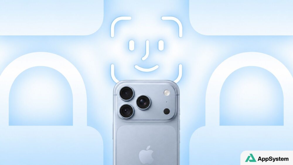 iPhone 18 Pro avec symbole de reconnaissance faciale Face ID