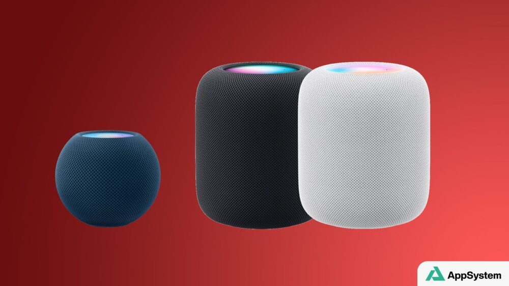 HomePod et HomePod mini en différentes couleurs