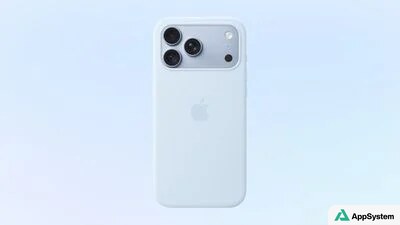 Vue arrière d’un iPhone Pro bleu avec coque