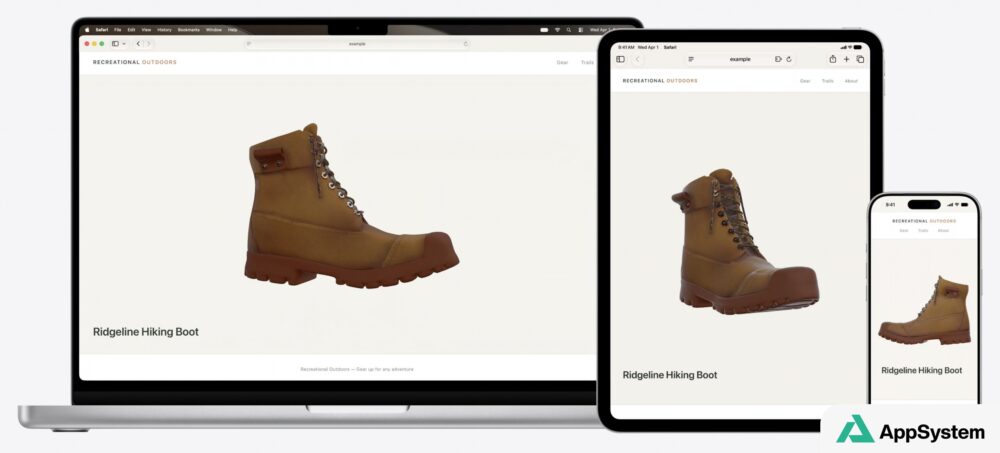 Safari affiché sur un MacBook, une tablette et un iPhone