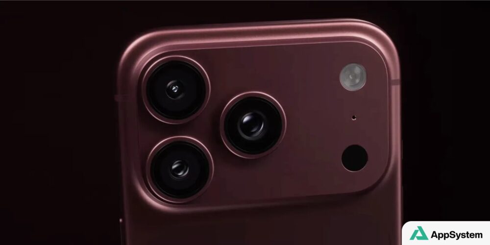 Vue rapprochée du module photo arrière de l’iPhone 18 Pro
