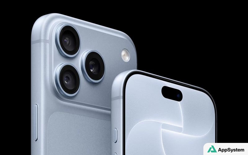 Deux iPhone Pro argentés, vus de face et de dos