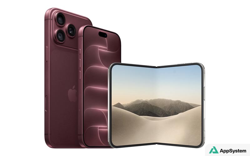 iPhone Duo pliable et iPhone 18 Pro présentés côte à côte