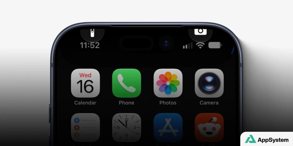 Écran d’accueil d’un iPhone sous iOS 27