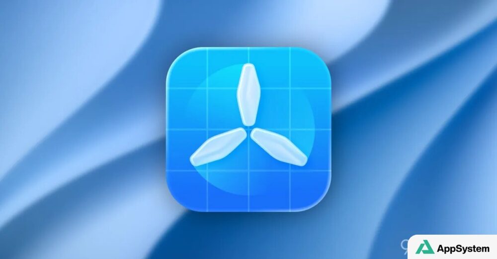 Icône bleue de l’application TestFlight d’Apple