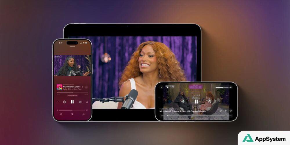 Podcasts vidéo diffusés sur iPhone et iPad