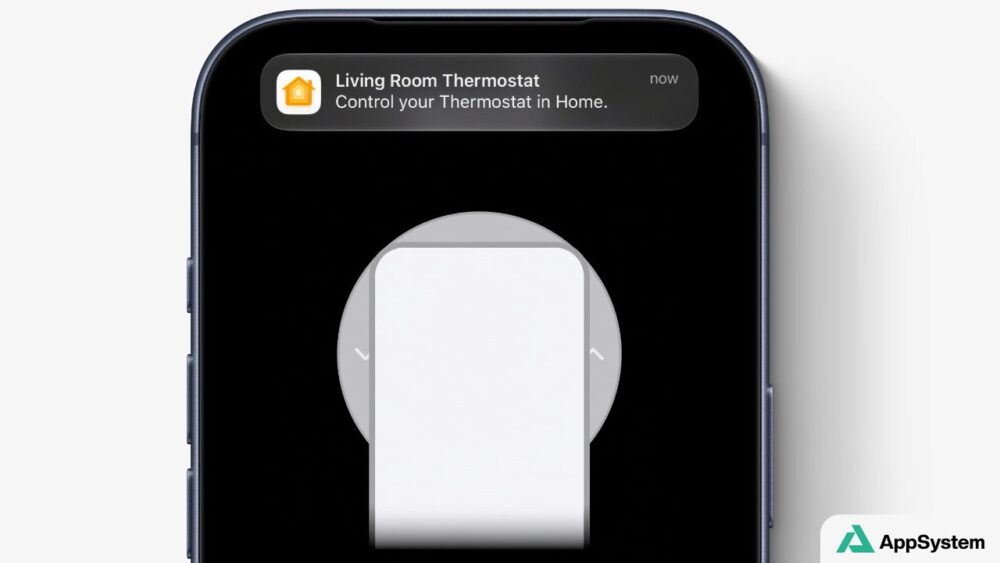 Illustration : An iPhone near an LG home accessory will trigger a helpful Dynamic Island hint
