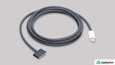 Câble de recharge USB-C vers MagSafe 3 tressé gris