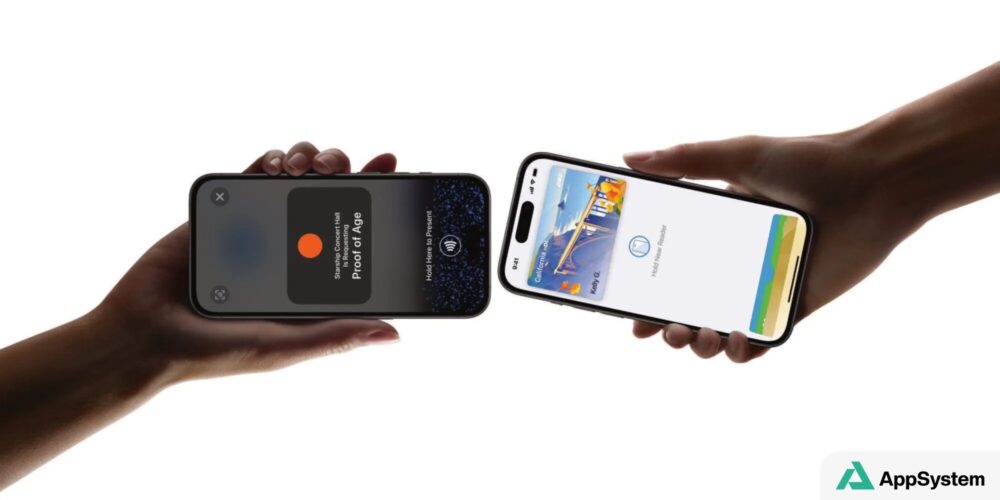 Deux iPhones affichent des justificatifs numériques dans Apple Wallet