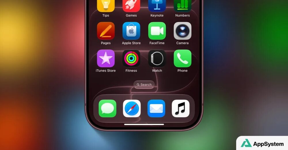 iPhone affichant la nouvelle icône de l’application Apple Music