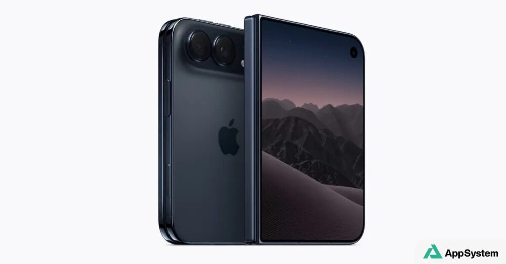 iPhone Duo pliable noir, vue avant et arrière
