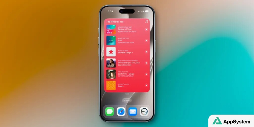iOS 27 ajoute des widgets extra-larges sur iPhone